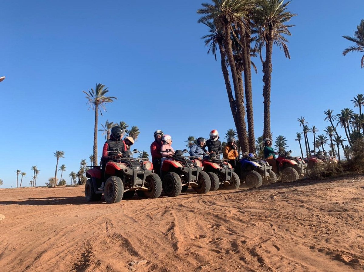 Sunset Quad Biking in the Palm Grove of Marrakech